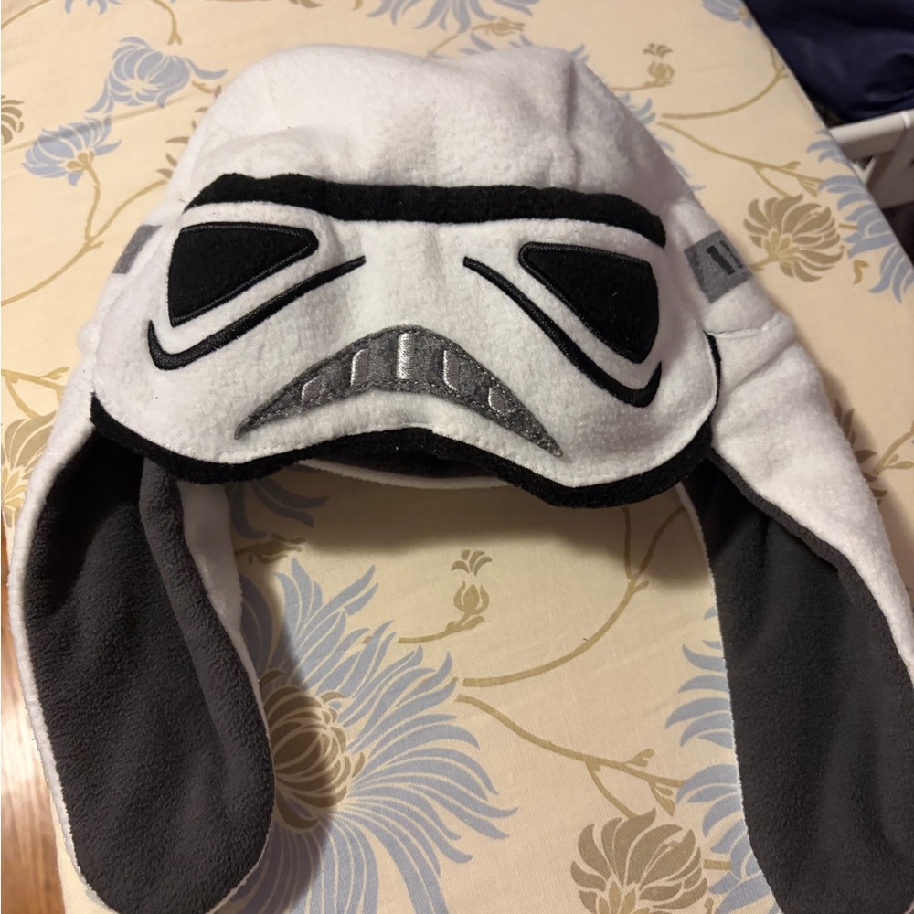 GAP Kids White & Gray Stormtrooper Plush Hat